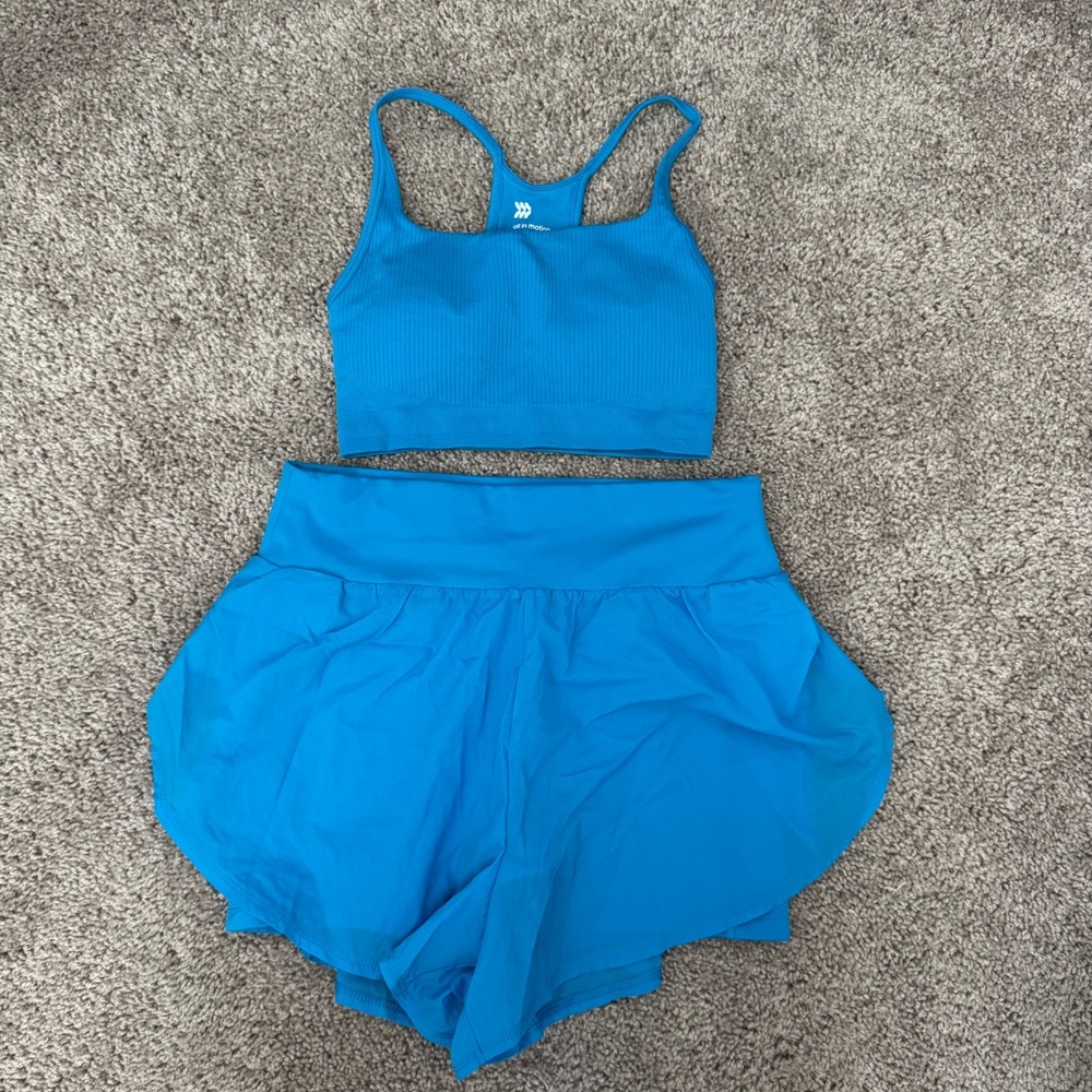 All in Motion Sports Bra and Running Shorts Set